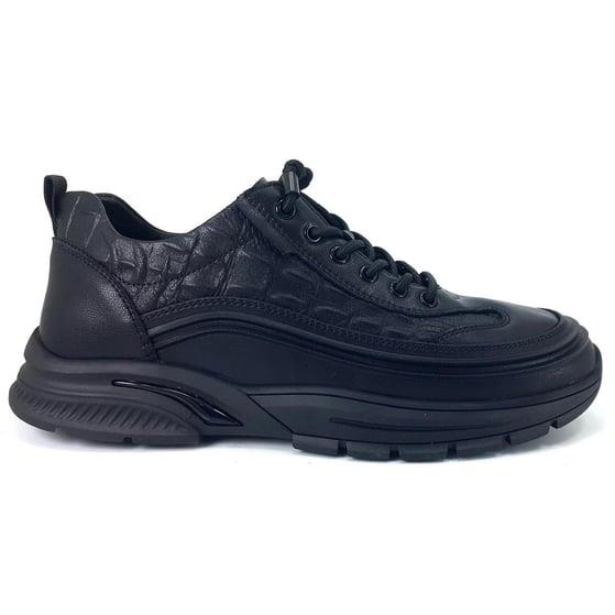 Guja 518 Erkek Sneaker Spor Ayakkabı-Siyah sistemayakkabi