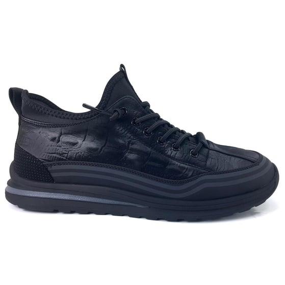 Guja 548 Erkek Sneaker Spor Ayakkabı-Siyah sistemayakkabi
