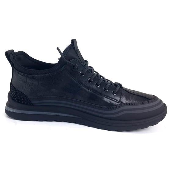 Guja 548 Erkek Sneaker Spor Ayakkabı-Siyah sistemayakkabi