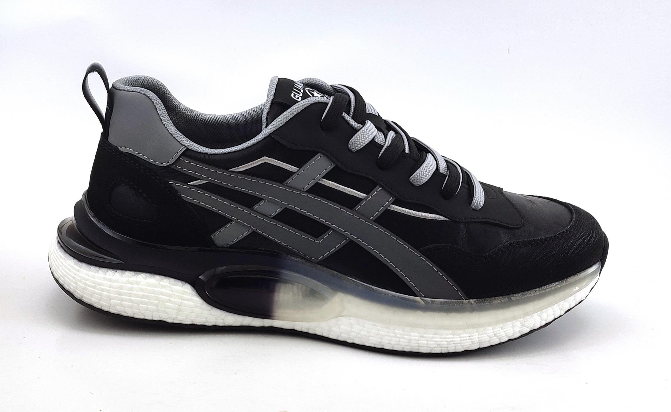 Guja 550-2 Erkek Sneaker Spor Ayakkabı-Siyah sistemayakkabi