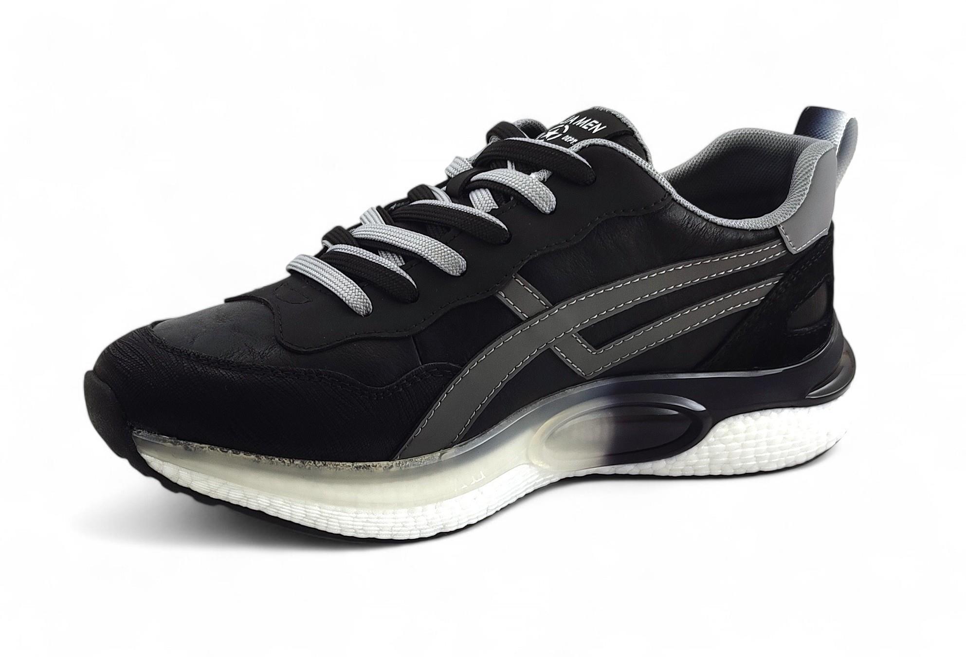 Guja 550-2 Erkek Sneaker Spor Ayakkabı-Siyah sistemayakkabi