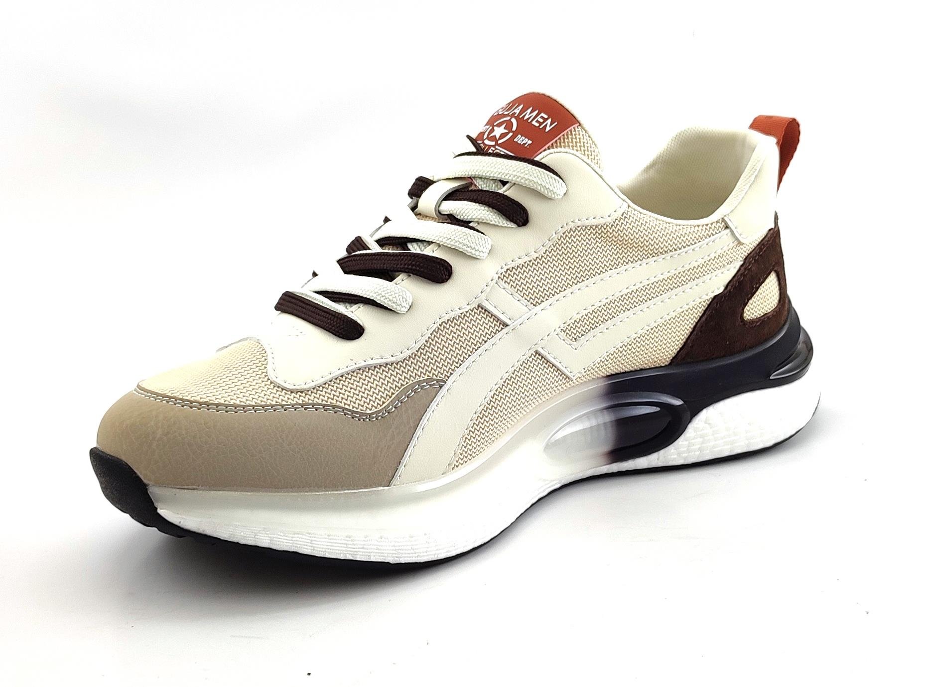Guja 563 Erkek Sneaker Spor Ayakkabı-Bej sistemayakkabi