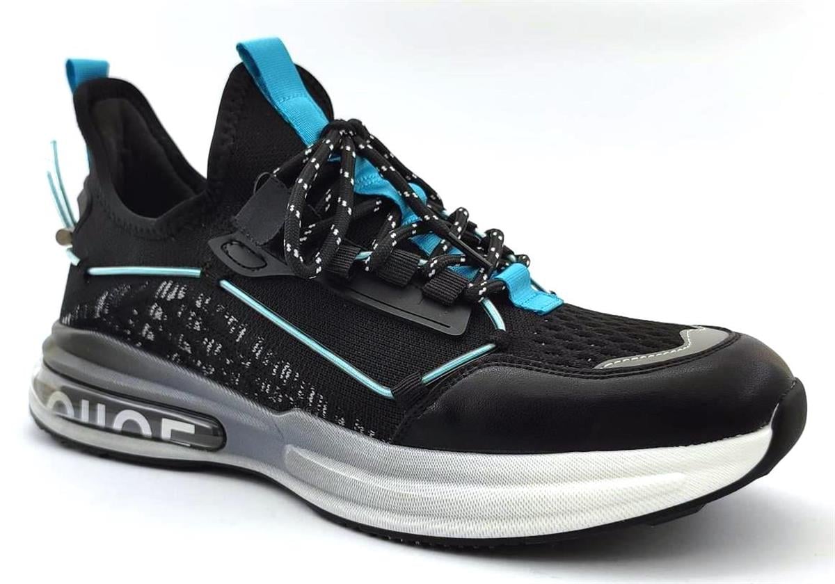 Guja 566 Erkek Sneaker Spor Ayakkabı-Siyah sistemayakkabi