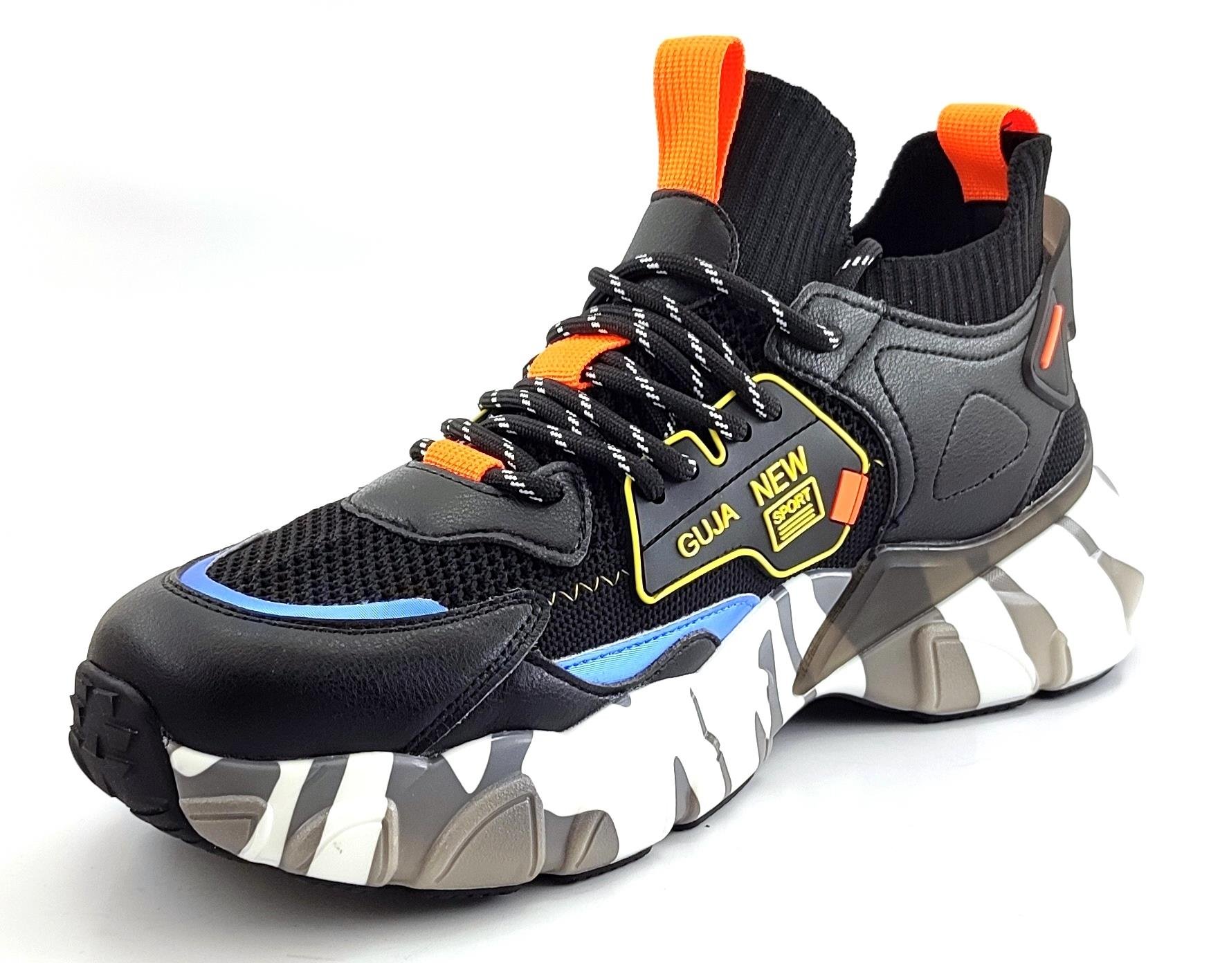 Guja 568 Erkek Sneaker Spor Ayakkabı-Siyah sistemayakkabi