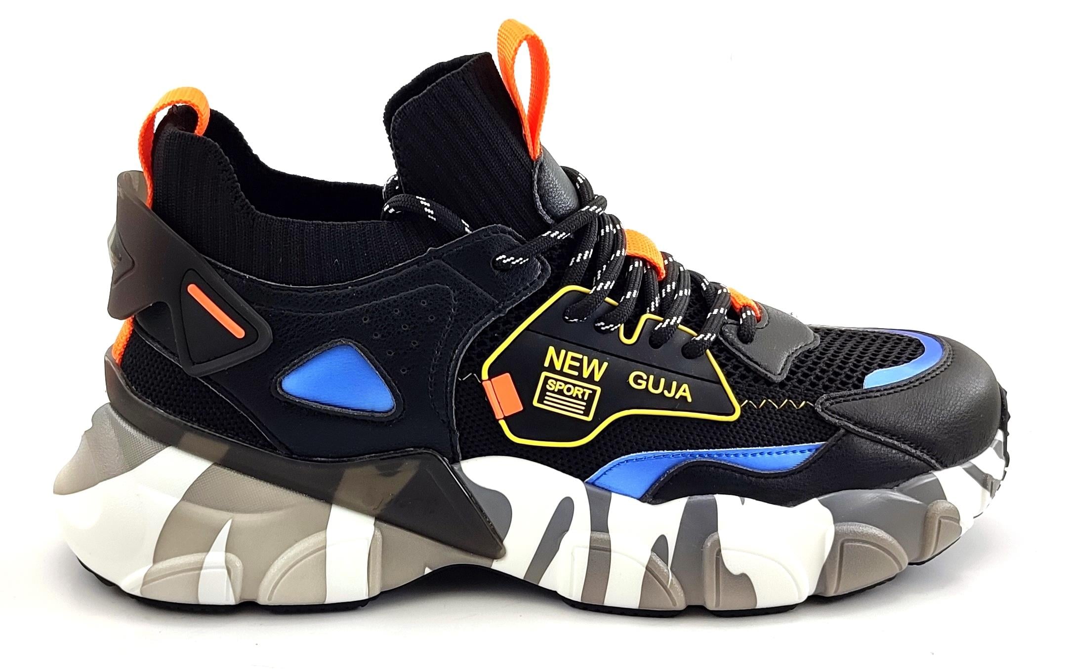 Guja 568 Erkek Sneaker Spor Ayakkabı-Siyah sistemayakkabi