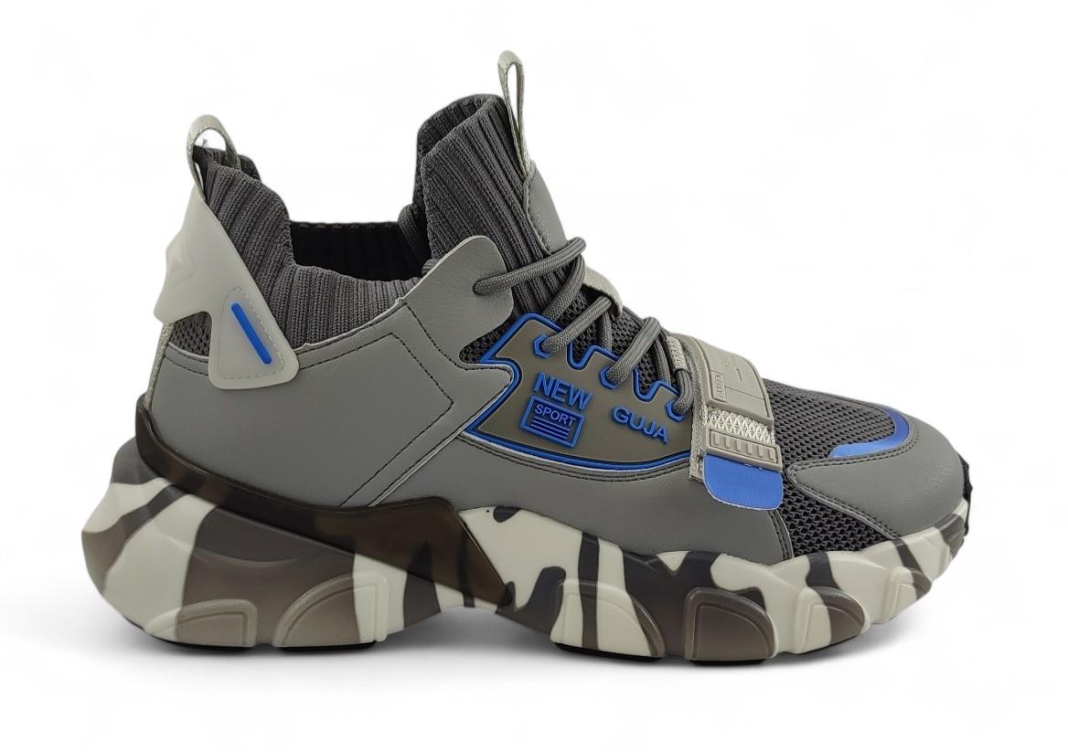 Guja 573 Erkek Sneaker Spor Ayakkabı-Gri sistemayakkabi