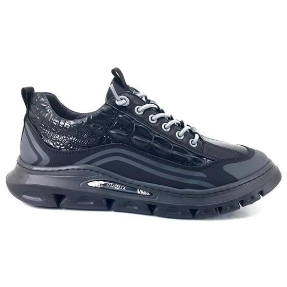 Guja 590 Erkek Sneaker Spor Ayakkabı-Siyah sistemayakkabi