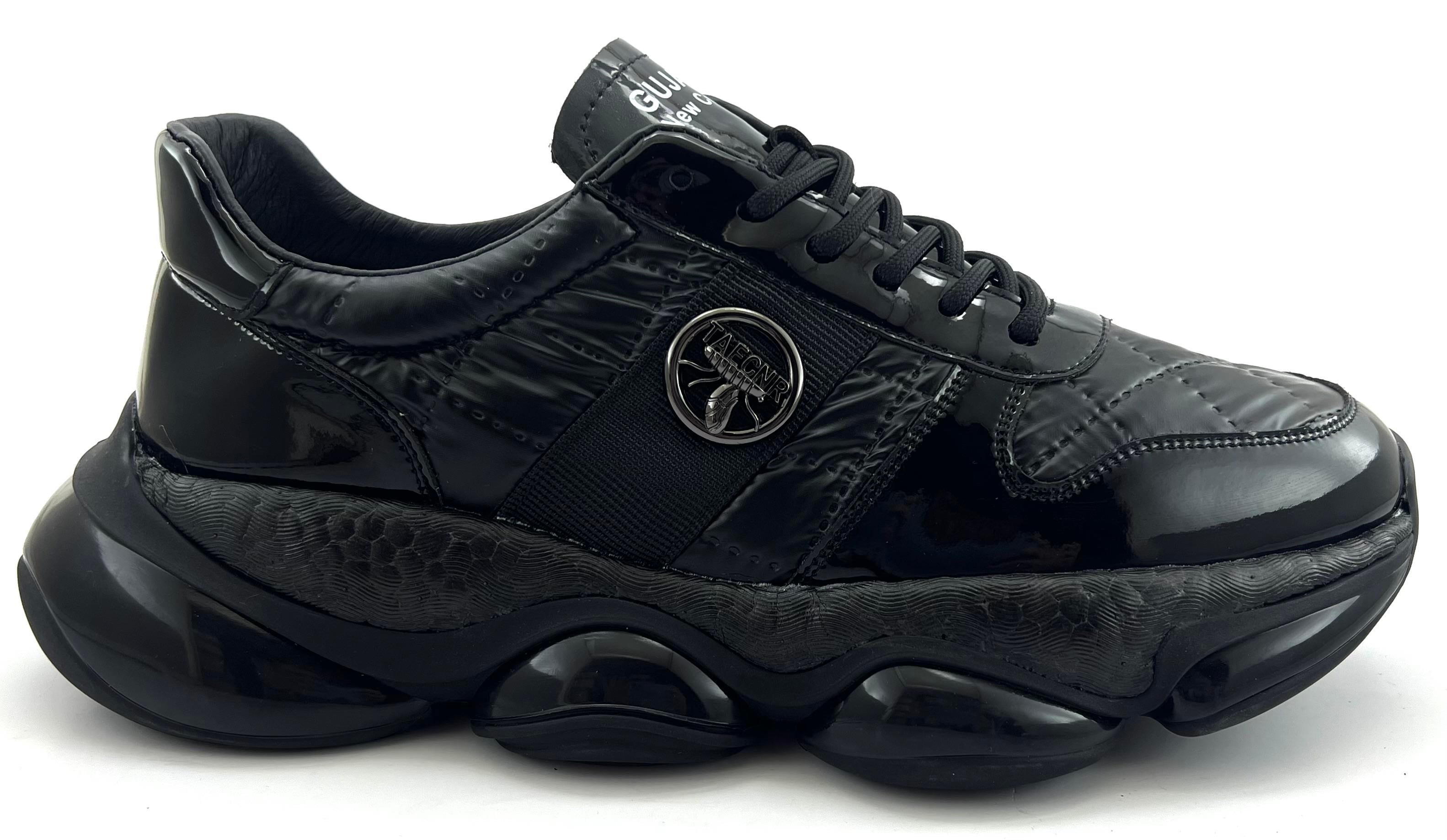 Guja 599  Air Taban  Erkek Sneaker Ayakkabı-Siyah sistemayakkabi
