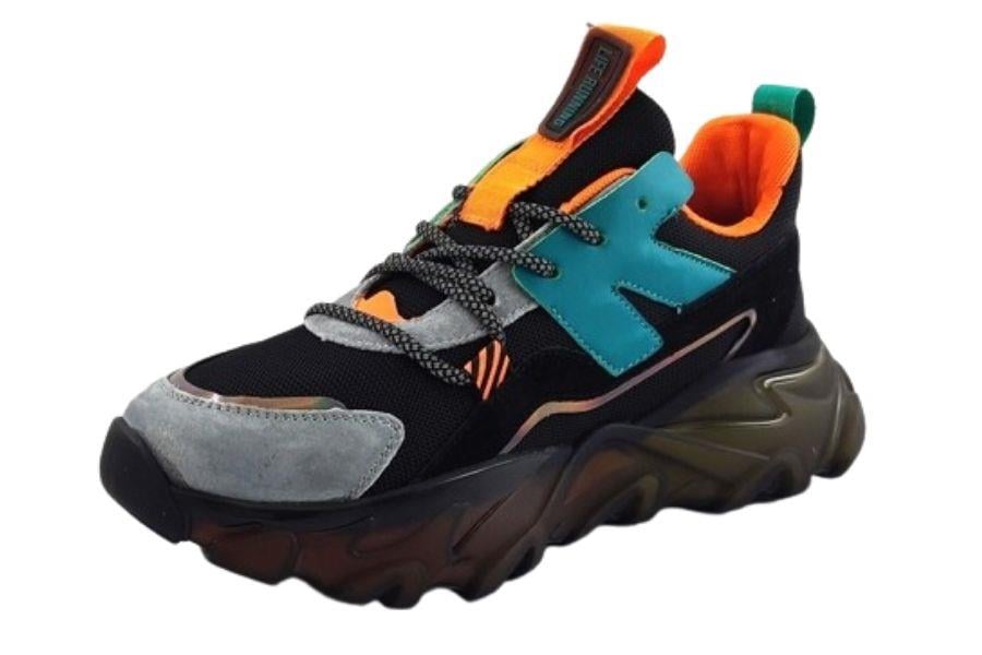 Guja 636 Erkek Sneaker Spor Ayakkabı-Siyah sistemayakkabi