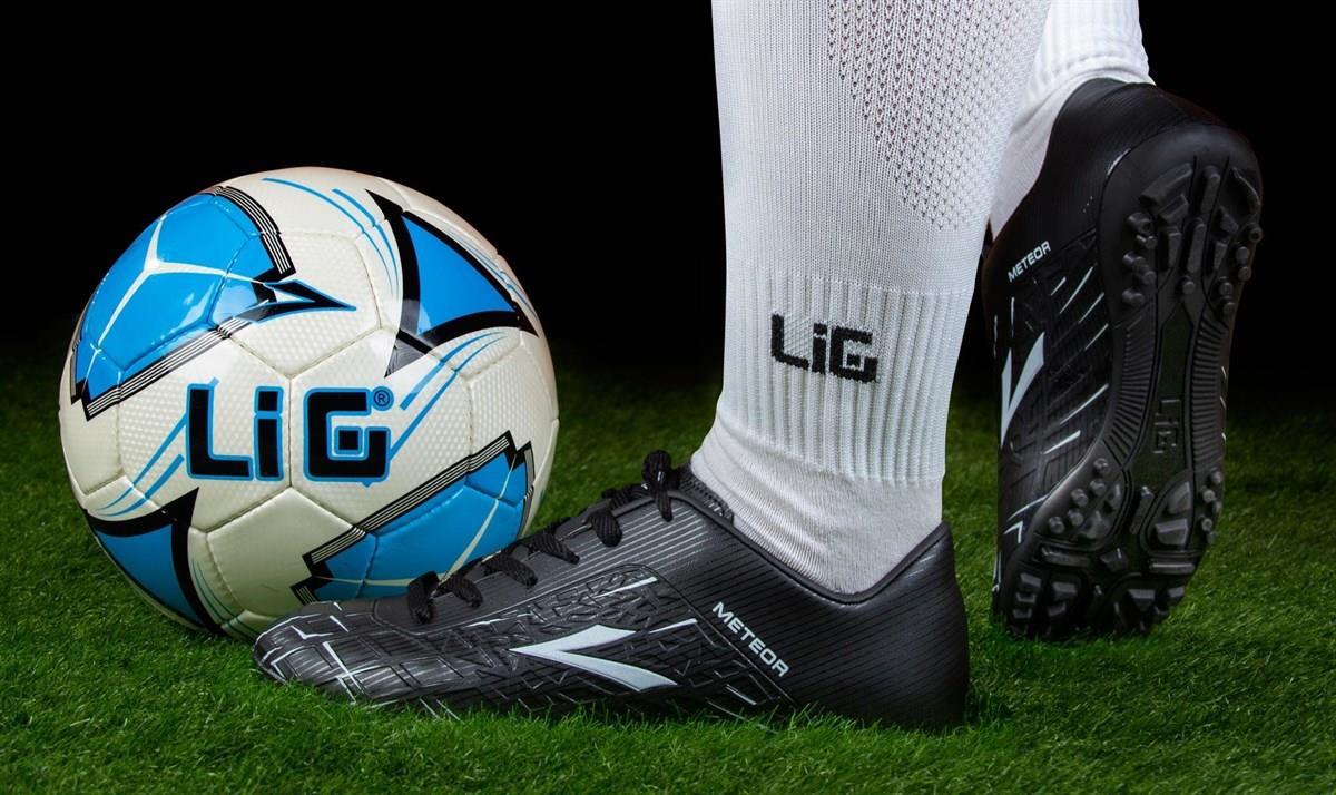 Lig Meteor Halı Saha Spor Ayakkabı -Siyah sistemayakkabi