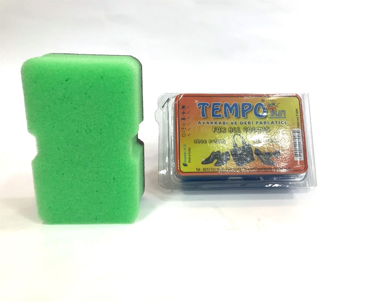 Tempo Ayakkabı Temizleme Süngeri 6'lı Set -Naturel sistemayakkabi