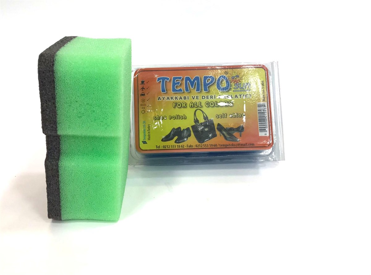 Tempo Ayakkabı Temizleme Süngeri 6'lı Set -Naturel sistemayakkabi