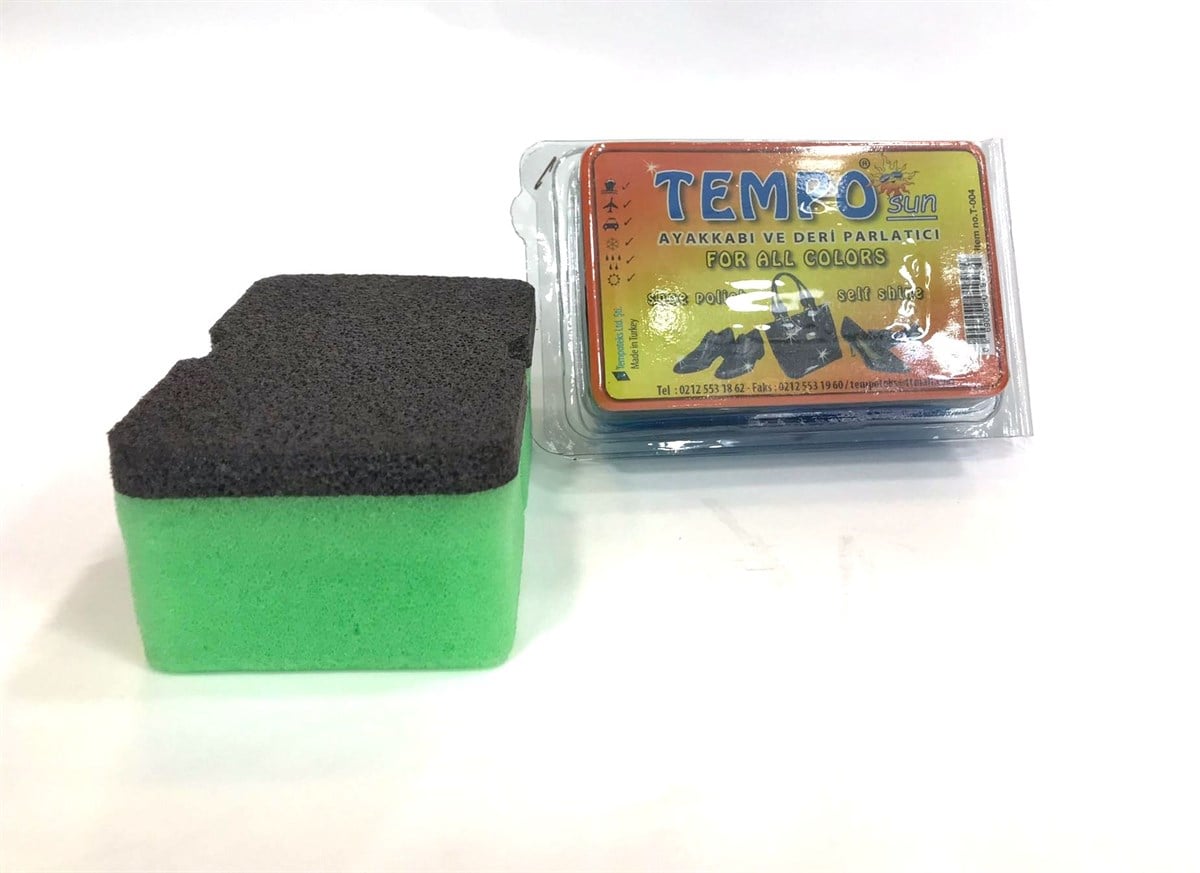 Tempo Ayakkabı Temizleme Süngeri 6'lı Set -Naturel sistemayakkabi