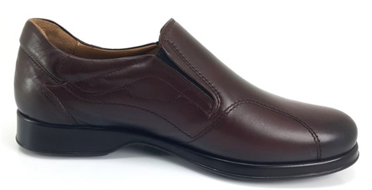 Zıon Forelli Comfort Deri Günlük Erkek Ayakkabı-Kahverengi sistemayakkabi