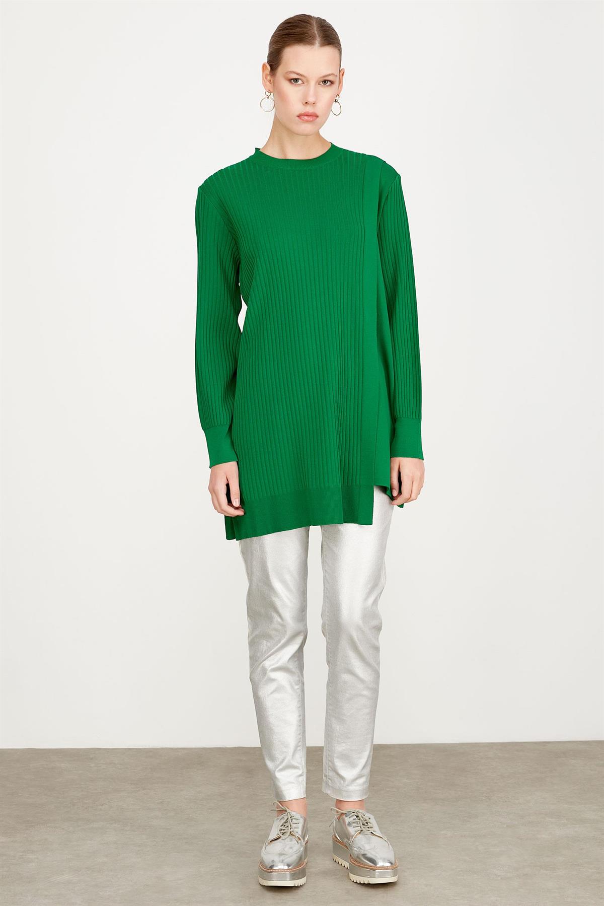 ASİMETRİK DETAYLI RAYON TUNİK BENETTON
