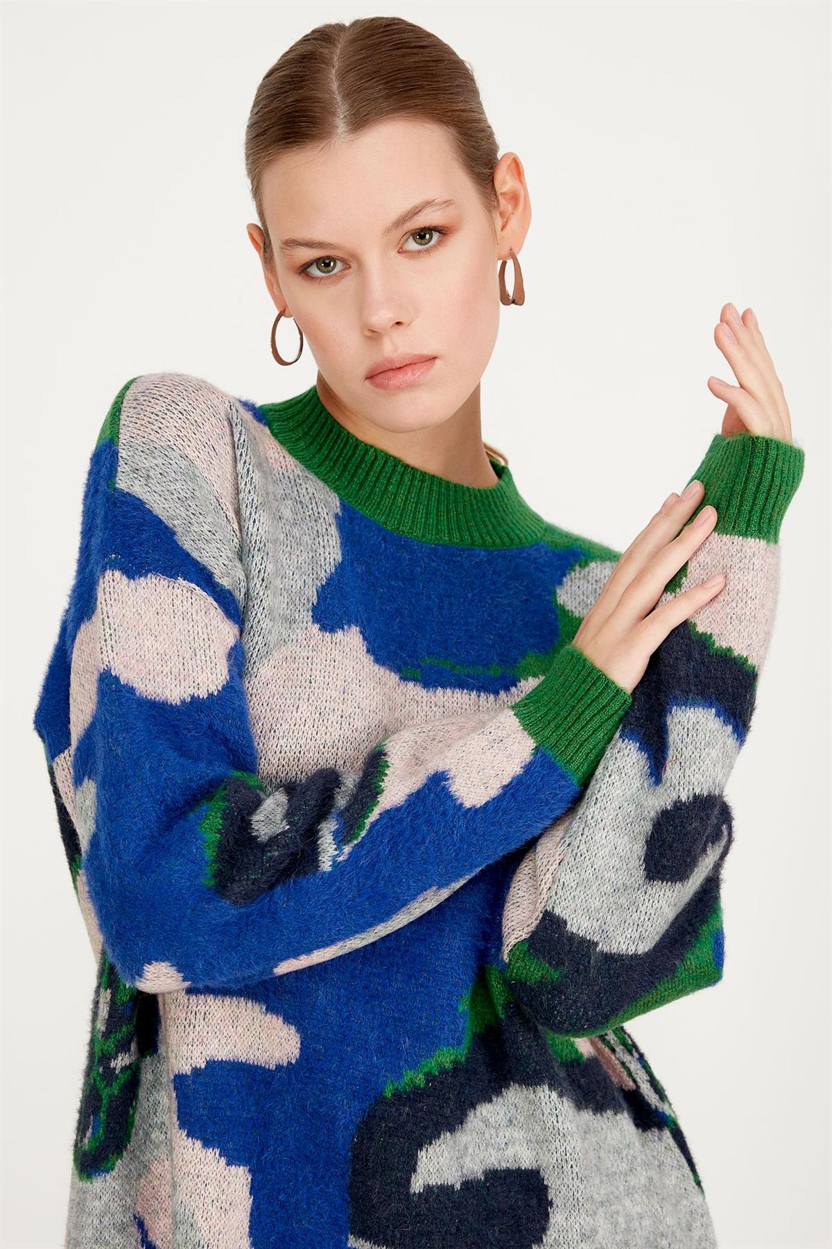 DALGA DESENLİ  TUNİK BENETTON