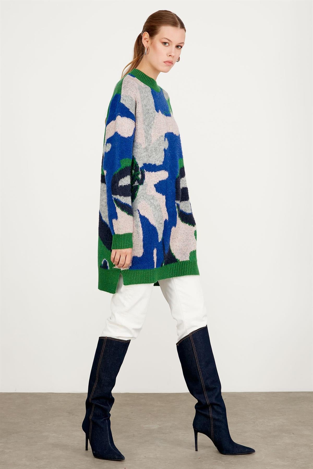 DALGA DESENLİ  TUNİK BENETTON