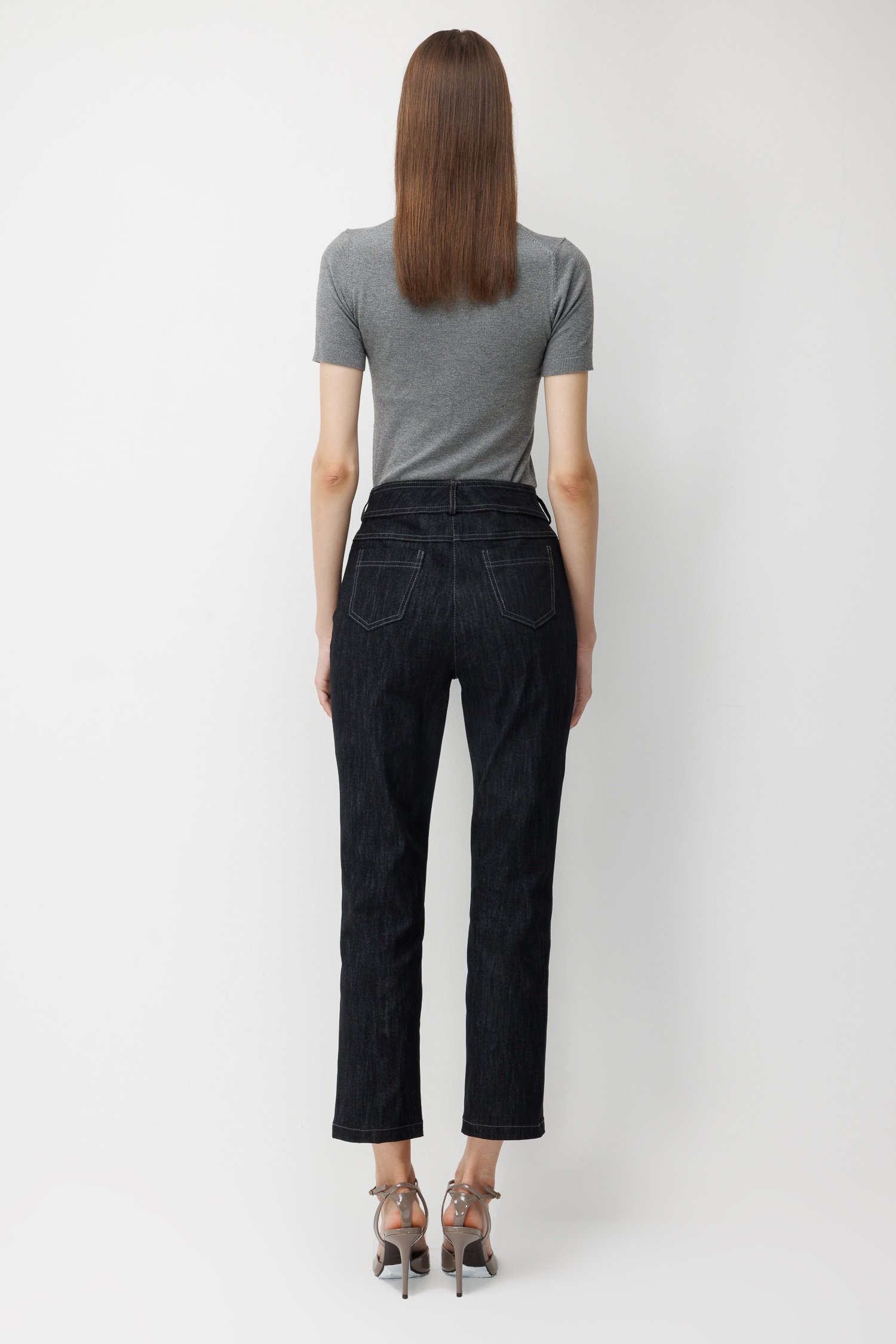 Modailgi  Beş Cep Klasik Dar Paça Denim Pantolon - 70131 Siyah
