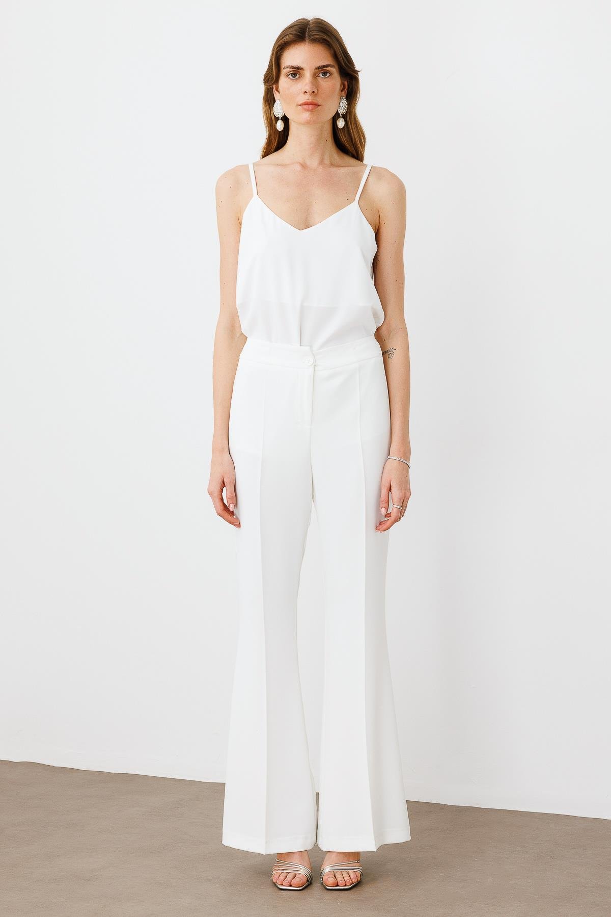 Modailgi  Bol Paça Pantolon - 70029,70039 Ekru