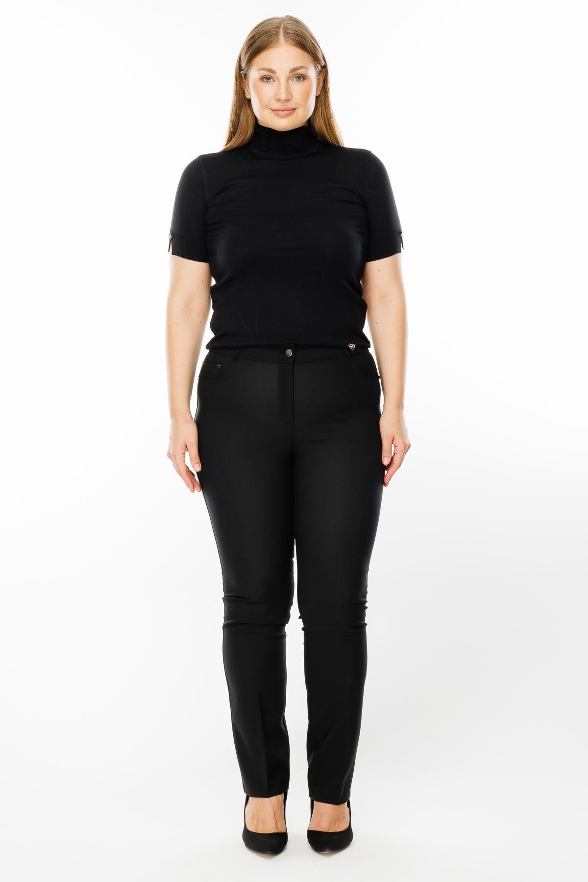 Modailgi  Boru Paça Pantolon Siyah