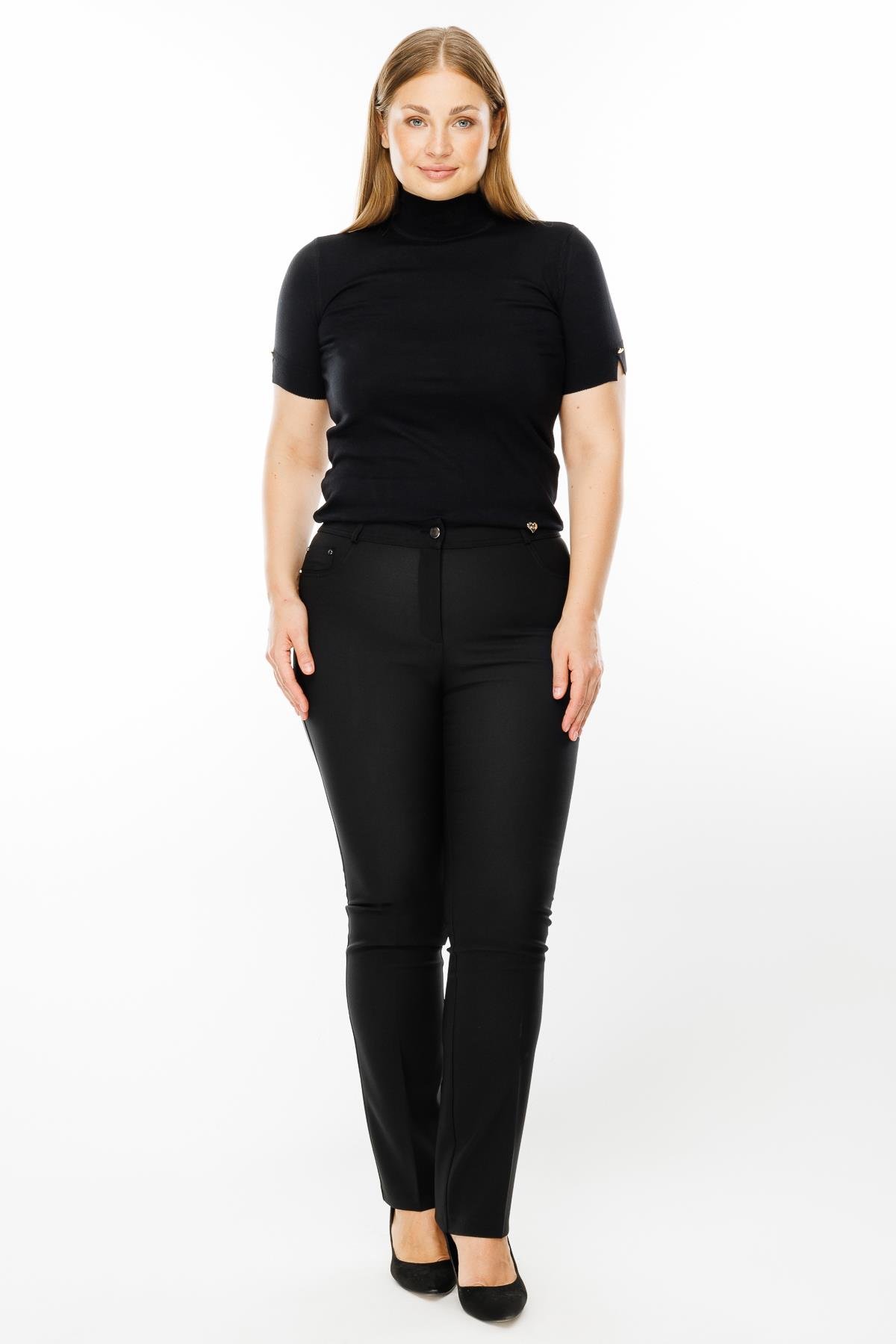 Modailgi  Boru Paça Pantolon Siyah