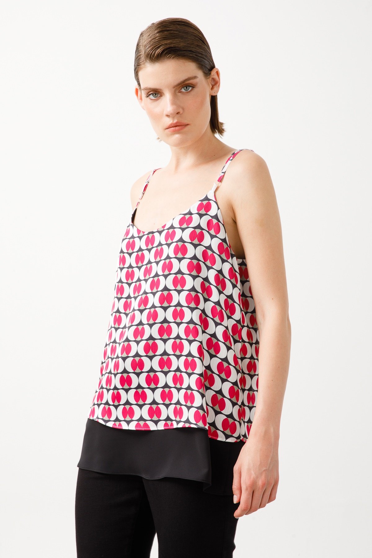 Modailgi  Çift Kat Atlet Fuşya