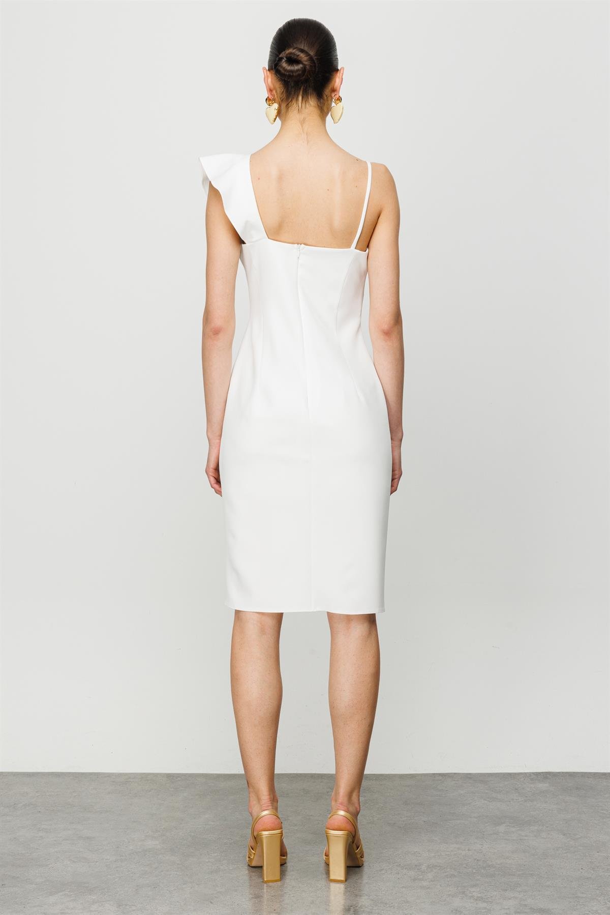 Modailgi  Elbise Ekru