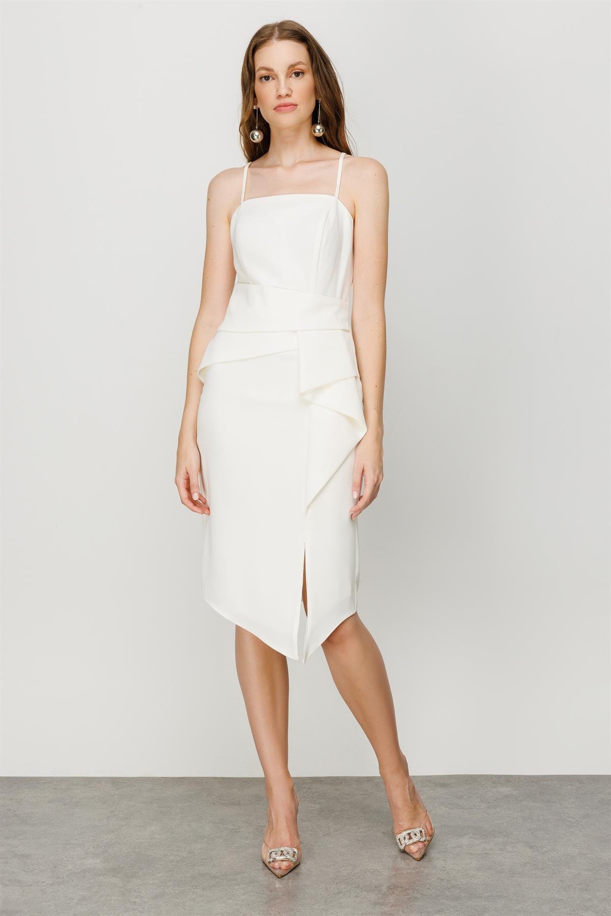 Modailgi  Elbise Ekru