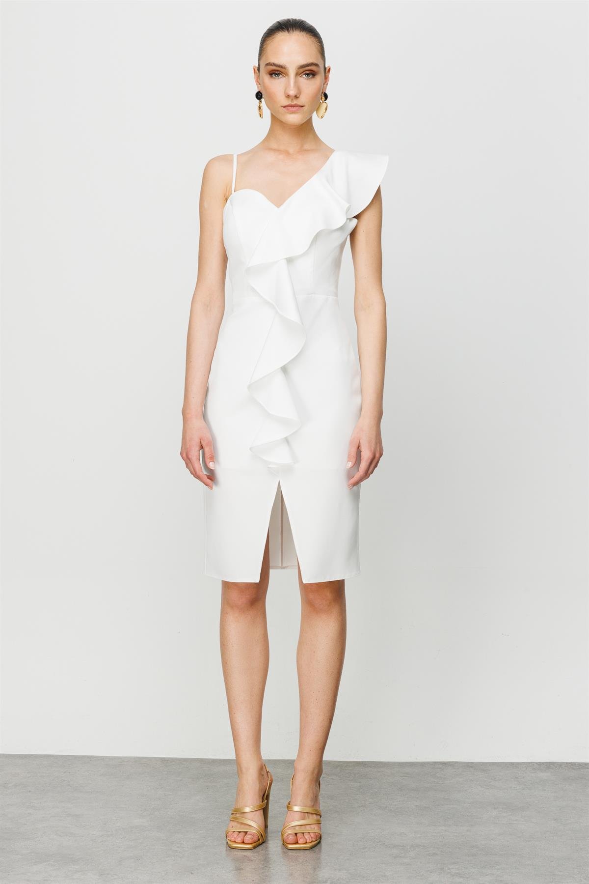 Modailgi  Elbise Ekru