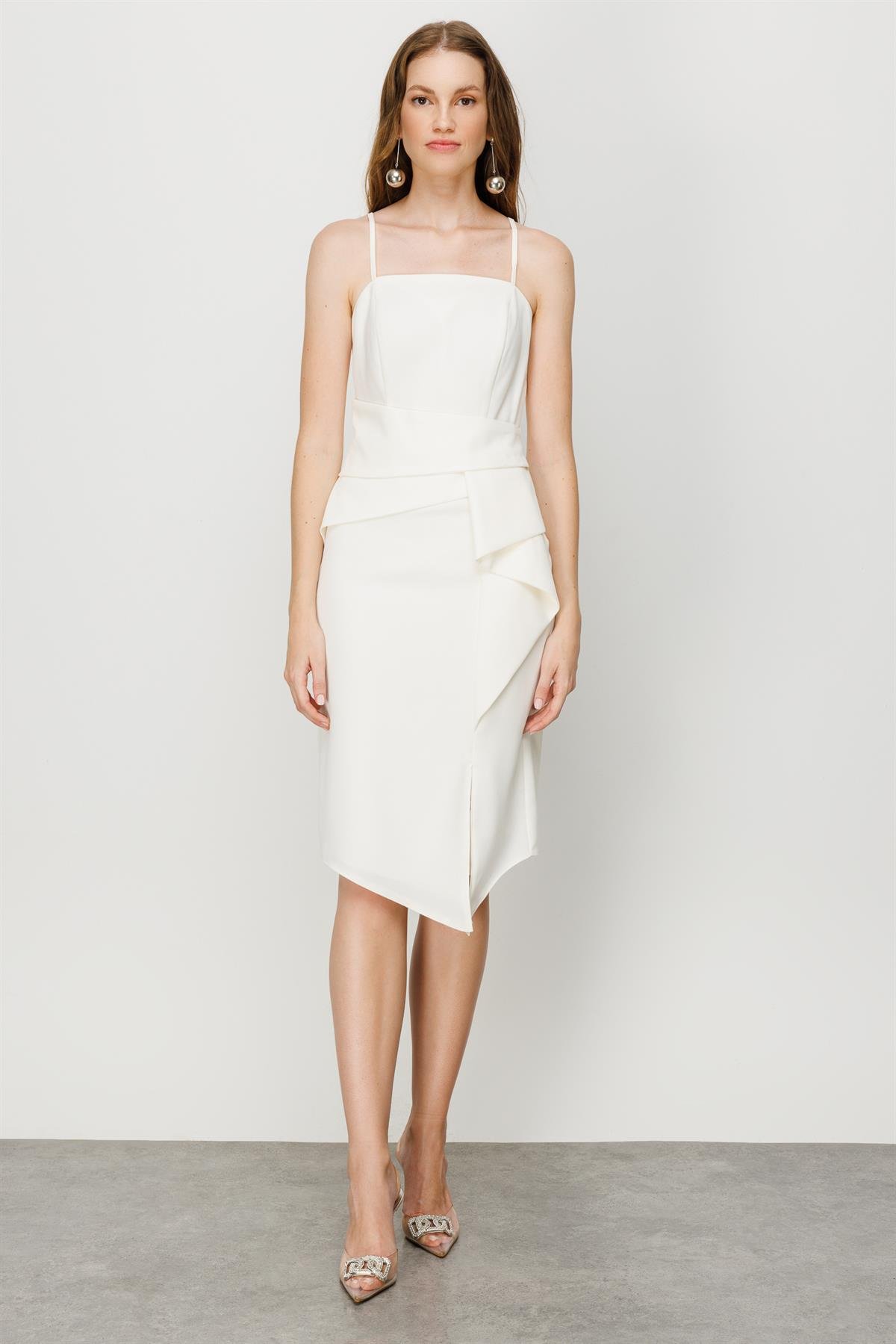 Modailgi  Elbise Ekru