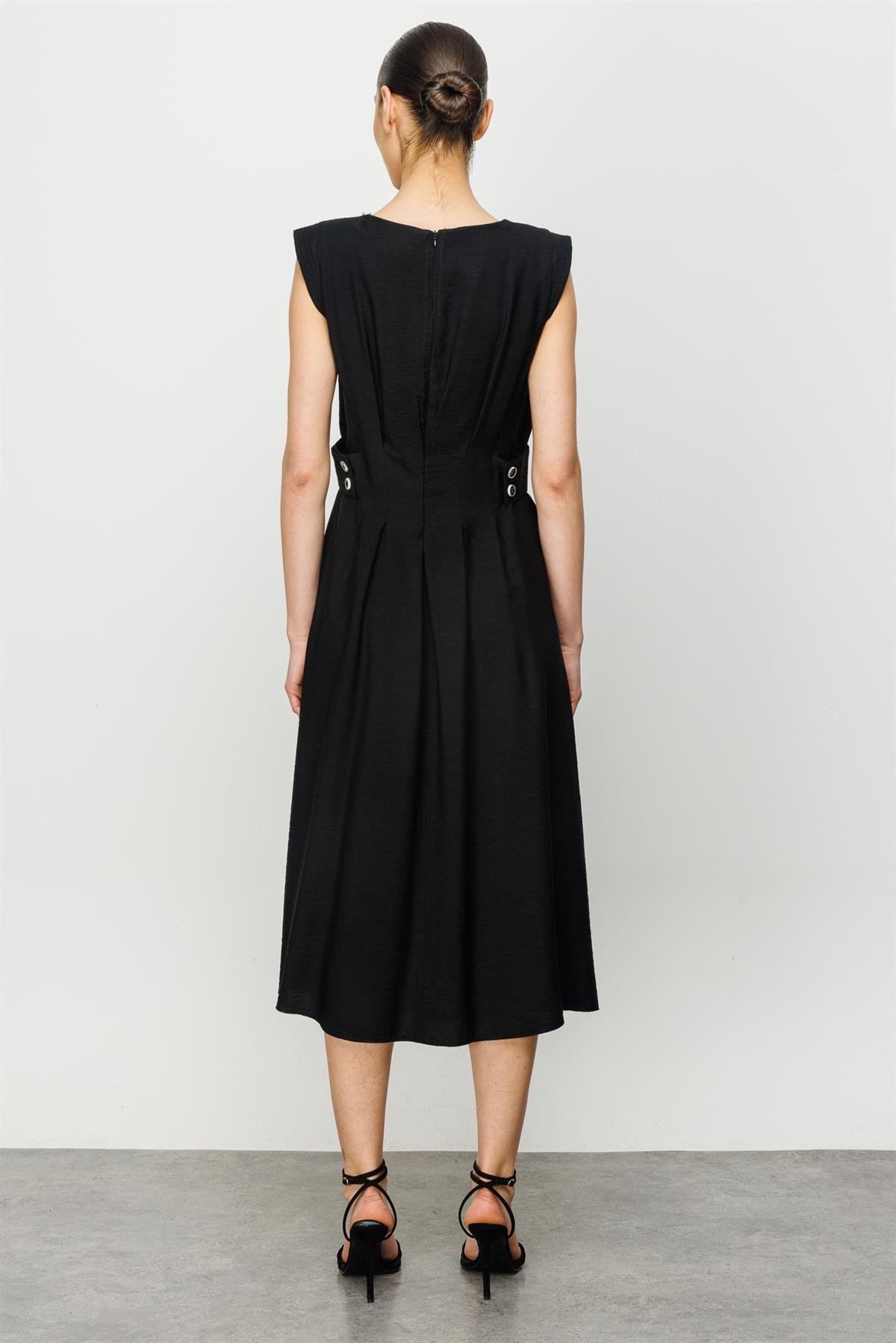 Modailgi  Kolsuz Elbise Siyah