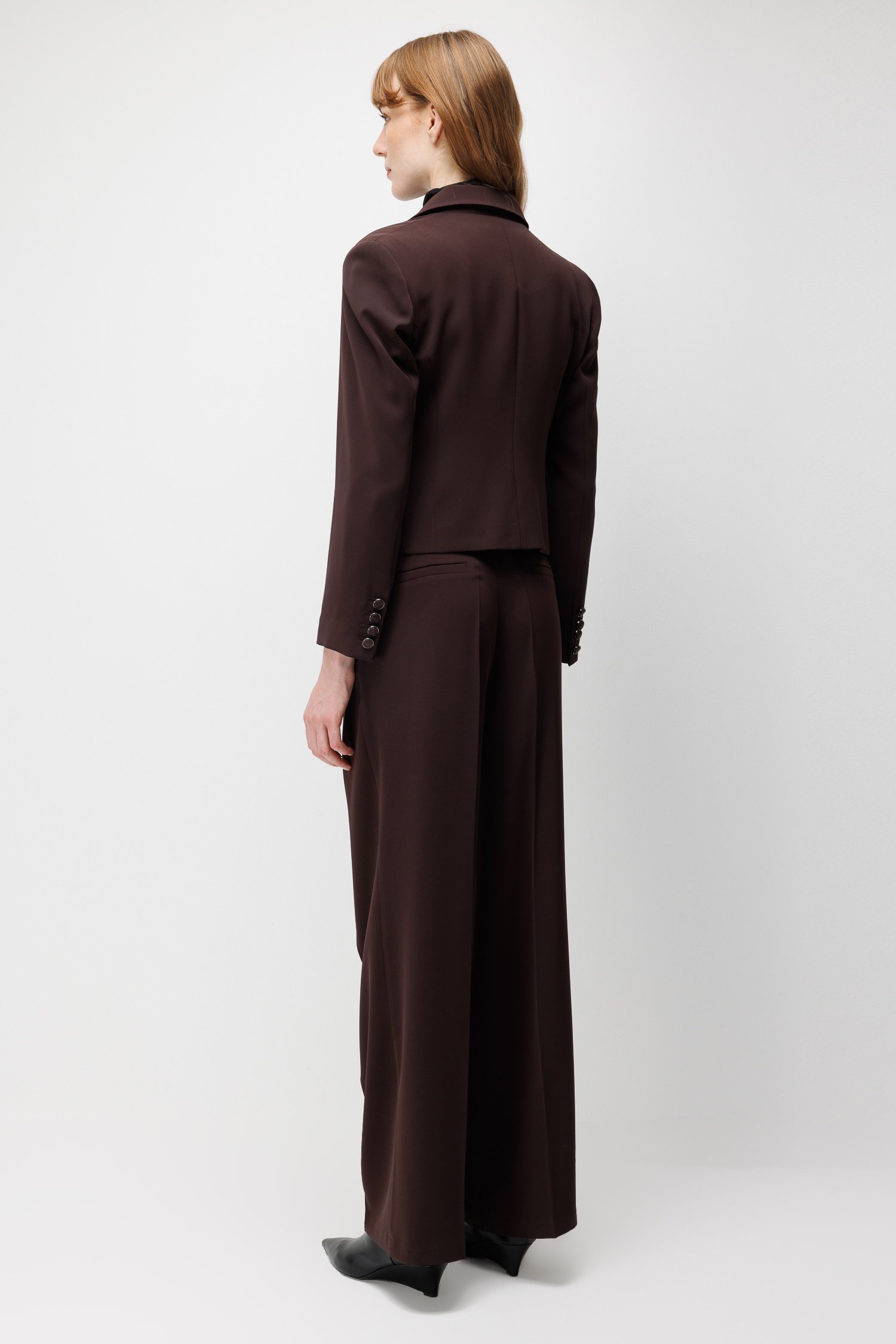 Modailgi  Kruvaze Kısa Ceket - 40169 Bordo