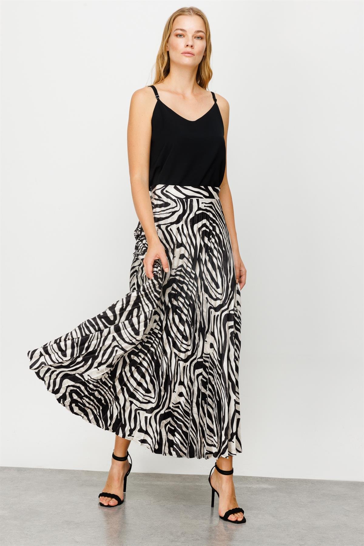 Modailgi  Maxi Boy Plisoley Emprime Etek Orijinal