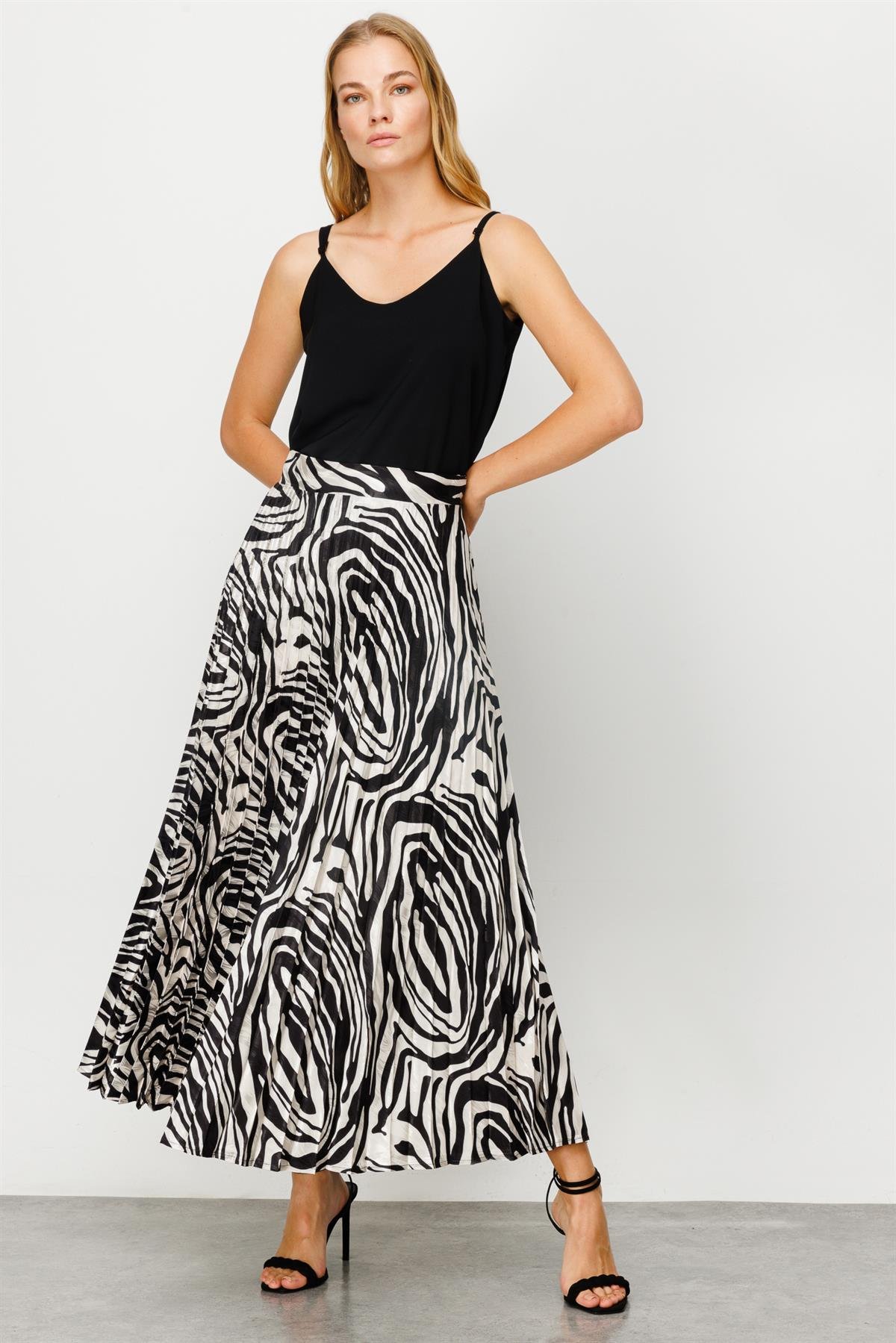 Modailgi  Maxi Boy Plisoley Emprime Etek Orijinal