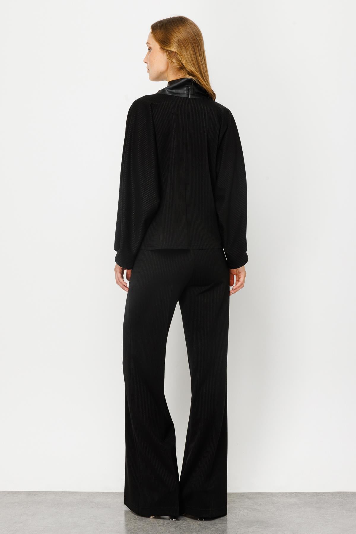 Modailgi  Örme Bluz Siyah