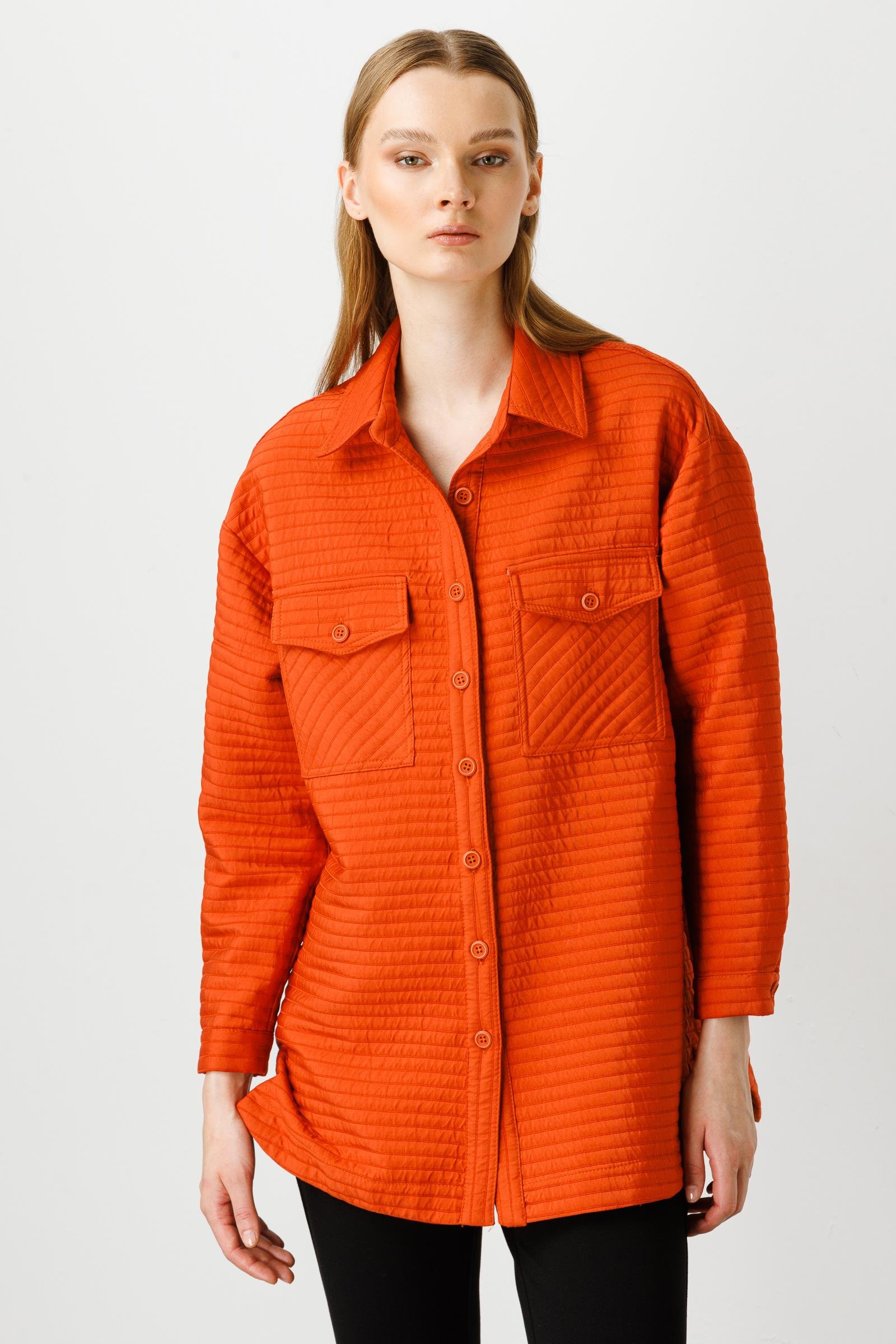 Modailgi  Oversize Kapitone Tunik Tarçın