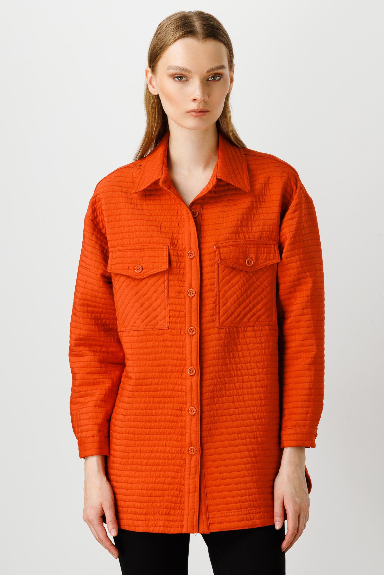Modailgi  Oversize Kapitone Tunik Tarçın