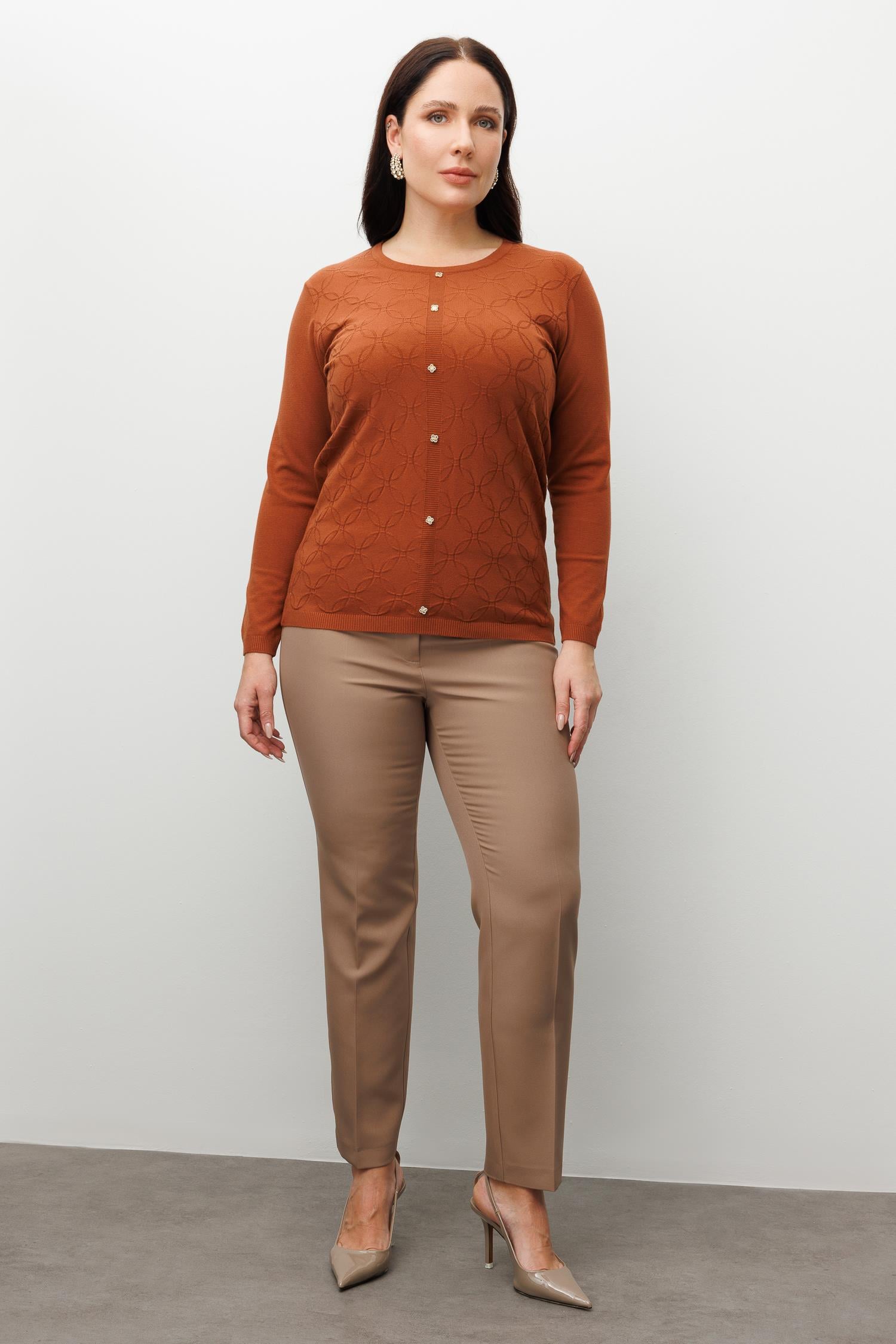 Modailgi  Viskon Triko Taba