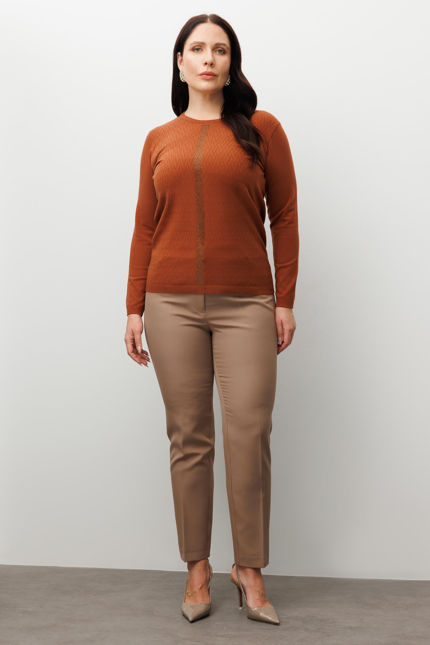 Modailgi  Viskon Triko Taba