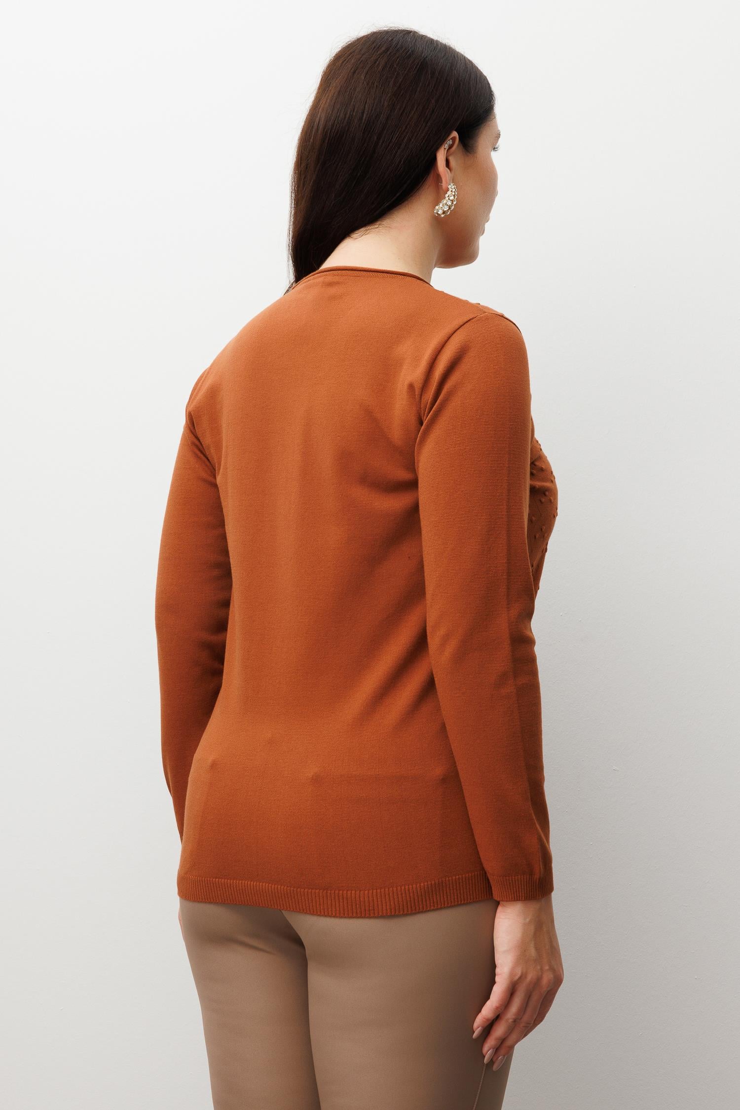 Modailgi  Viskon Triko Taba