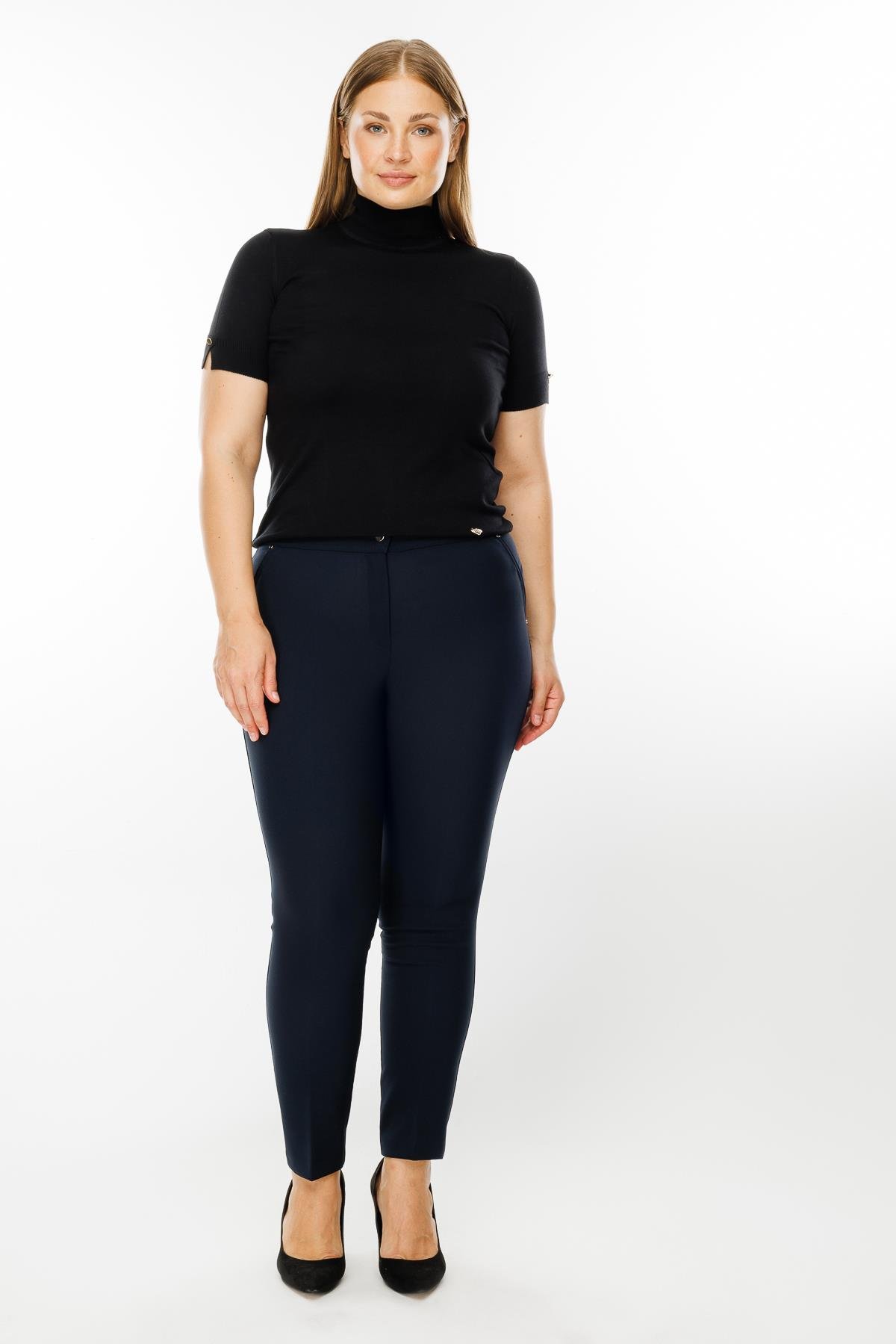 Modailgi  Yan Cep Dar Paça Pantolon Laci