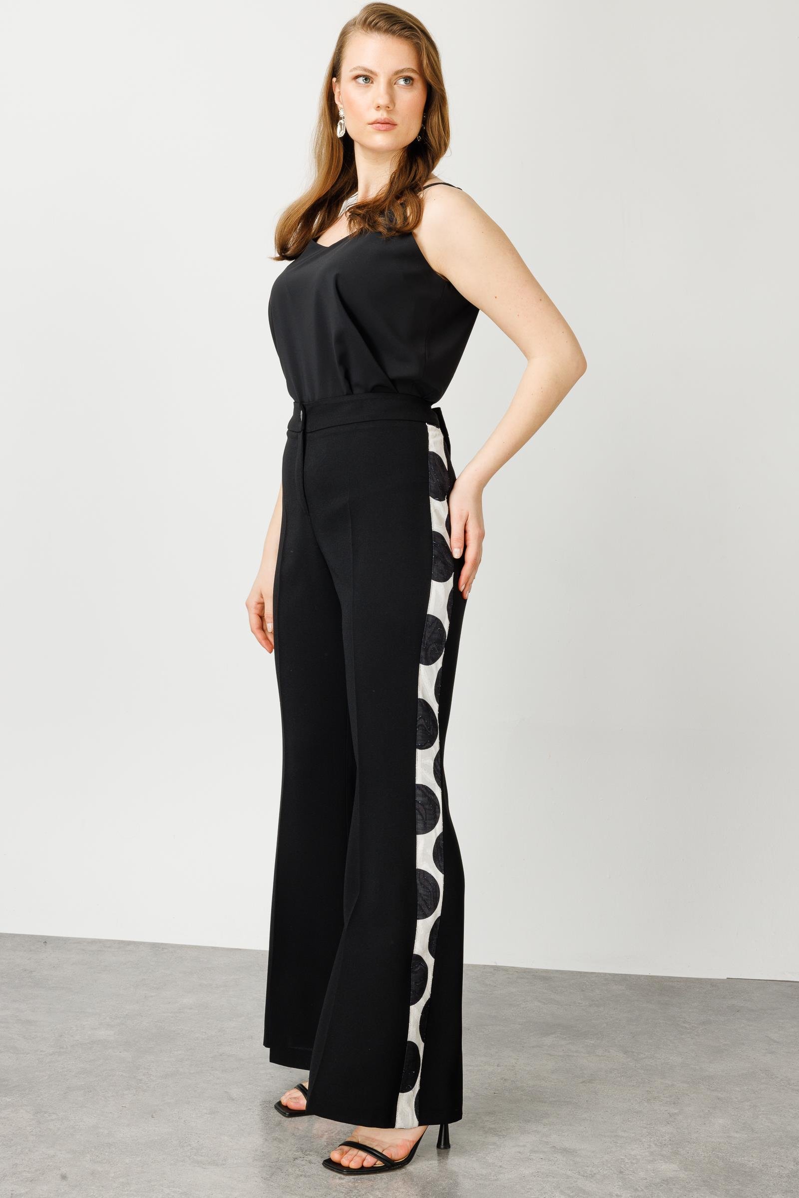 Modailgi  Yan Cep Klasik Takım Pantolon Siyah