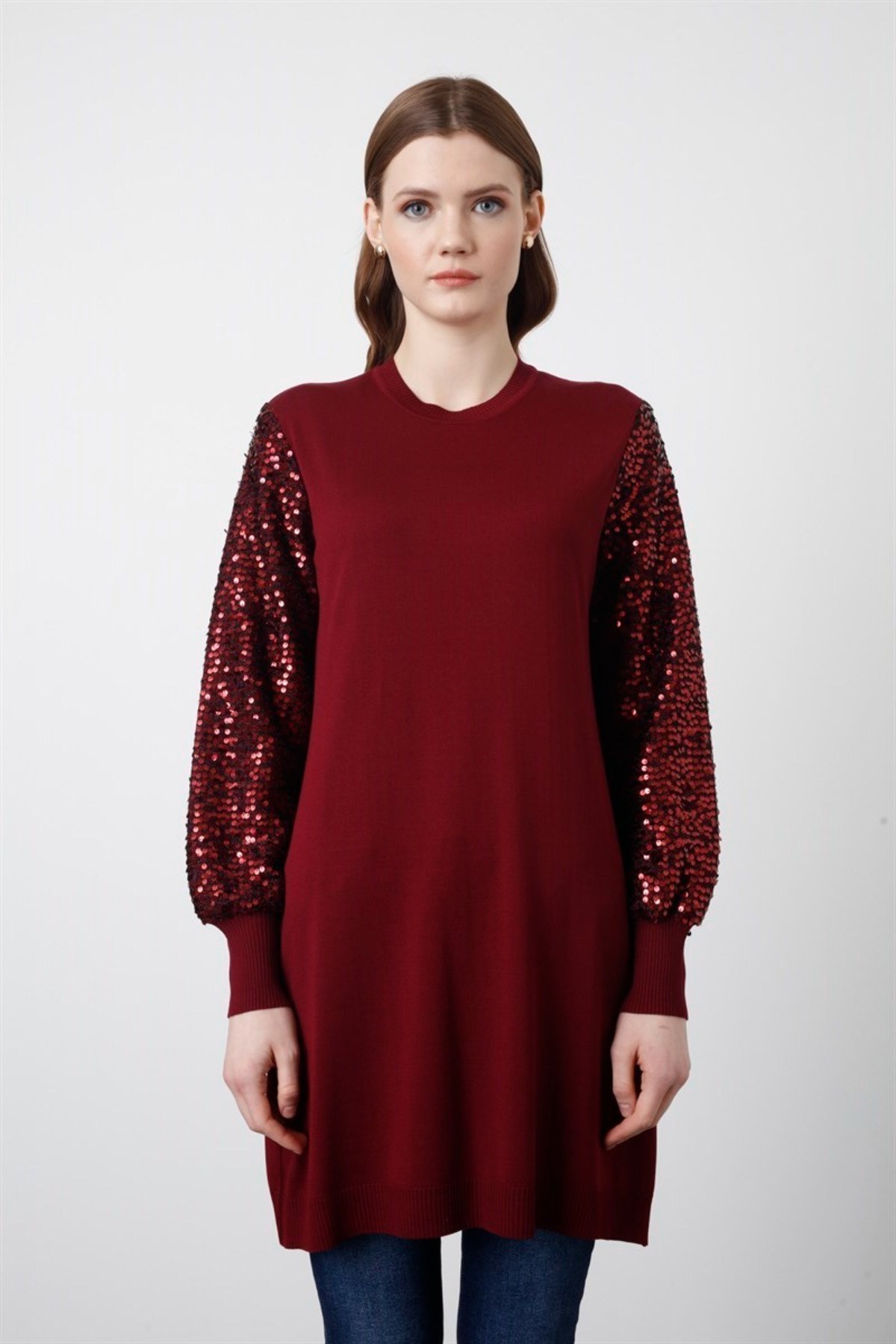 MODENA TUNİK BORDO-MÜRDÜM