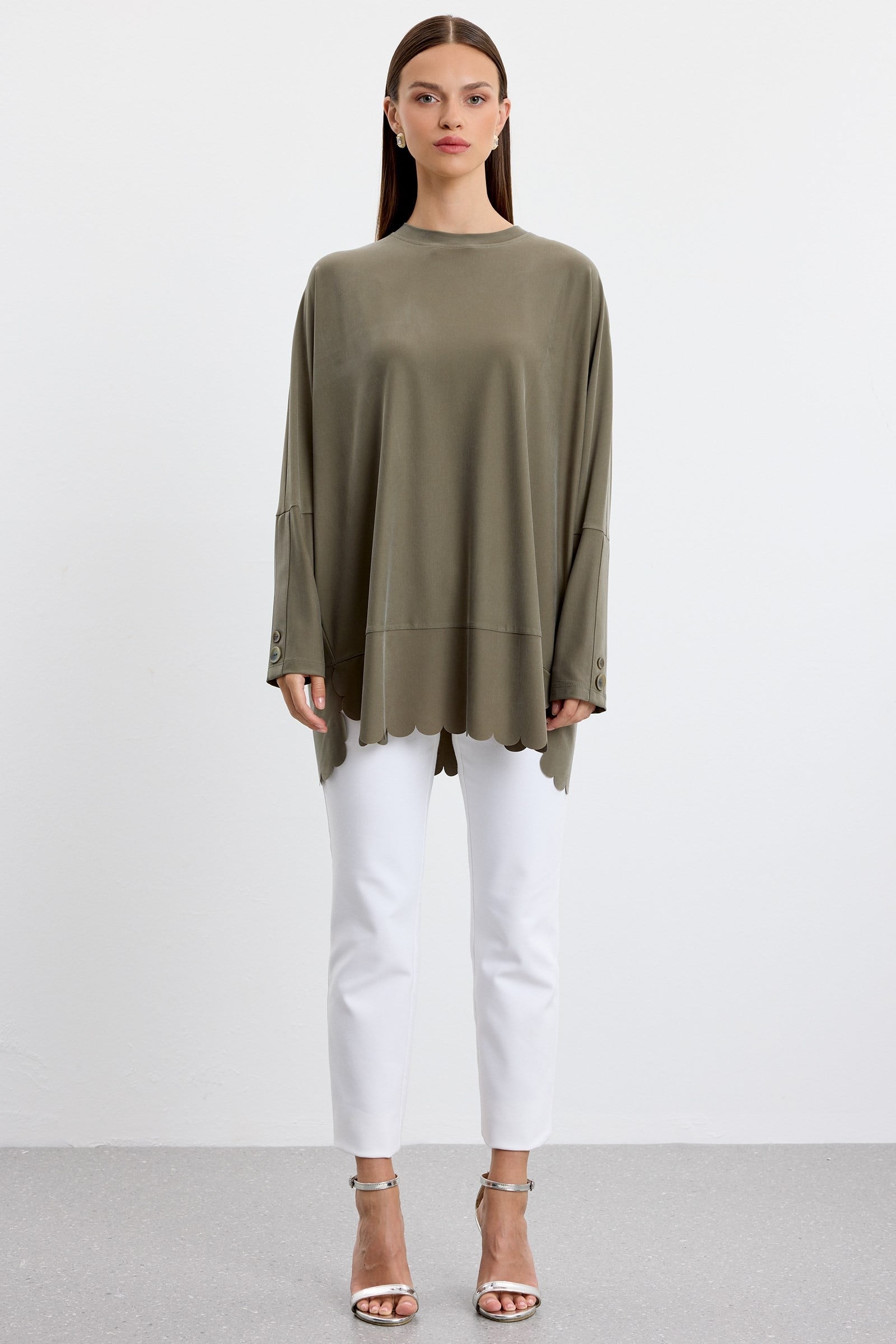 Oversize Tunik HAKİ