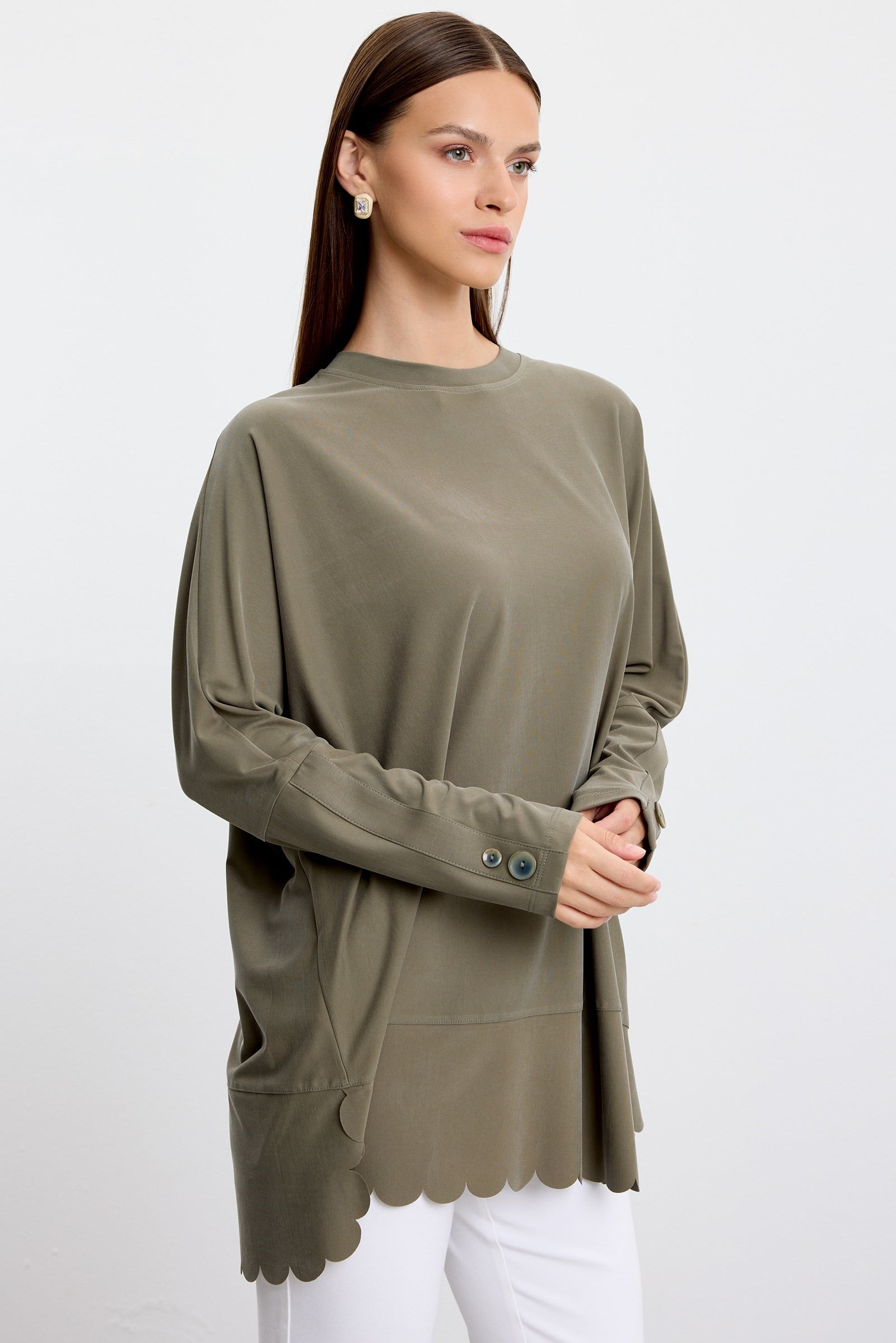 Oversize Tunik HAKİ
