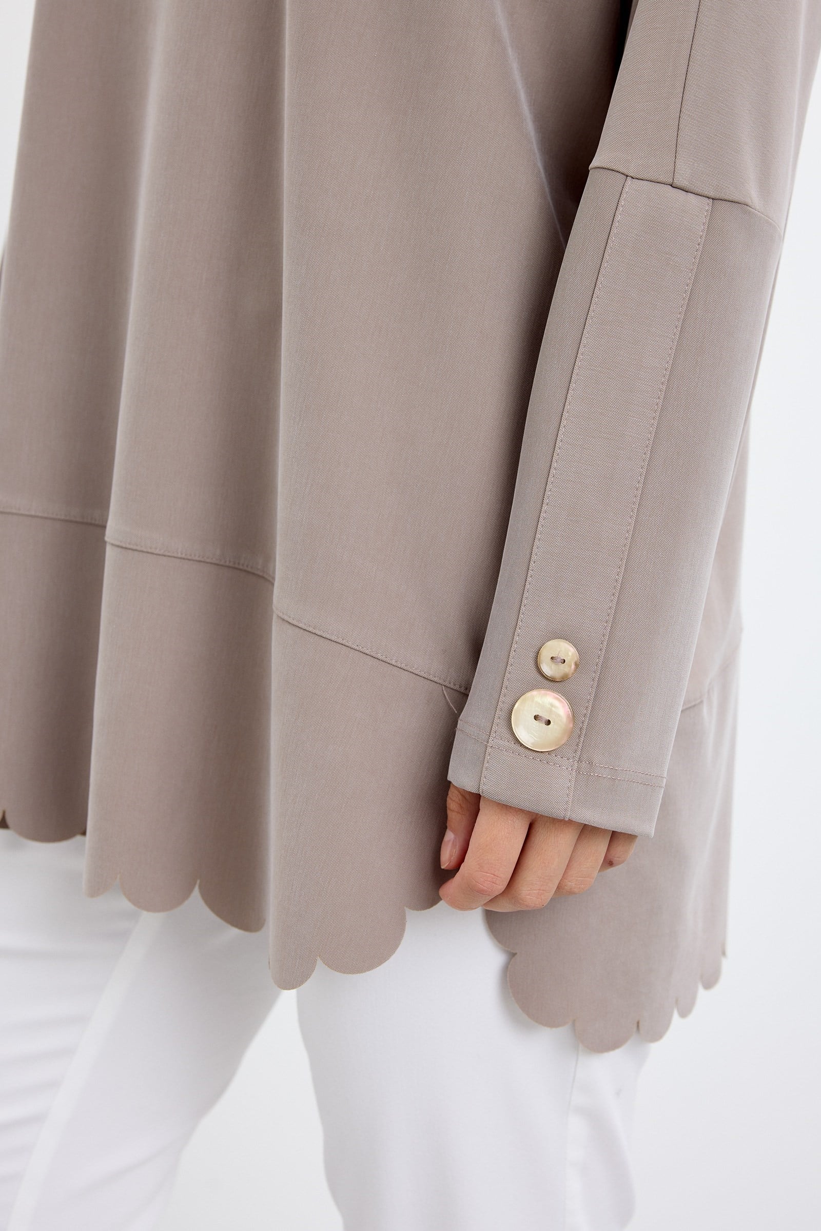 Oversize Tunik VİZON