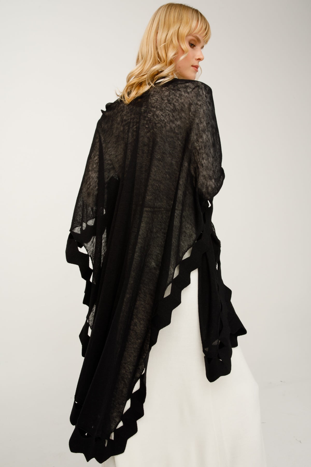 PONCHO-Siyah