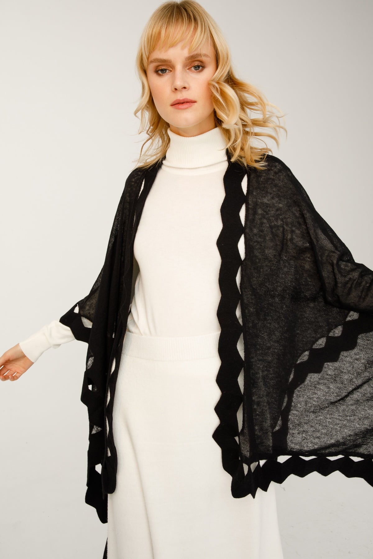 PONCHO-Siyah