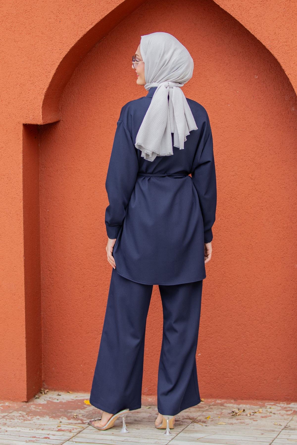 Mist Krep Tunik Pantolon Takım-laci