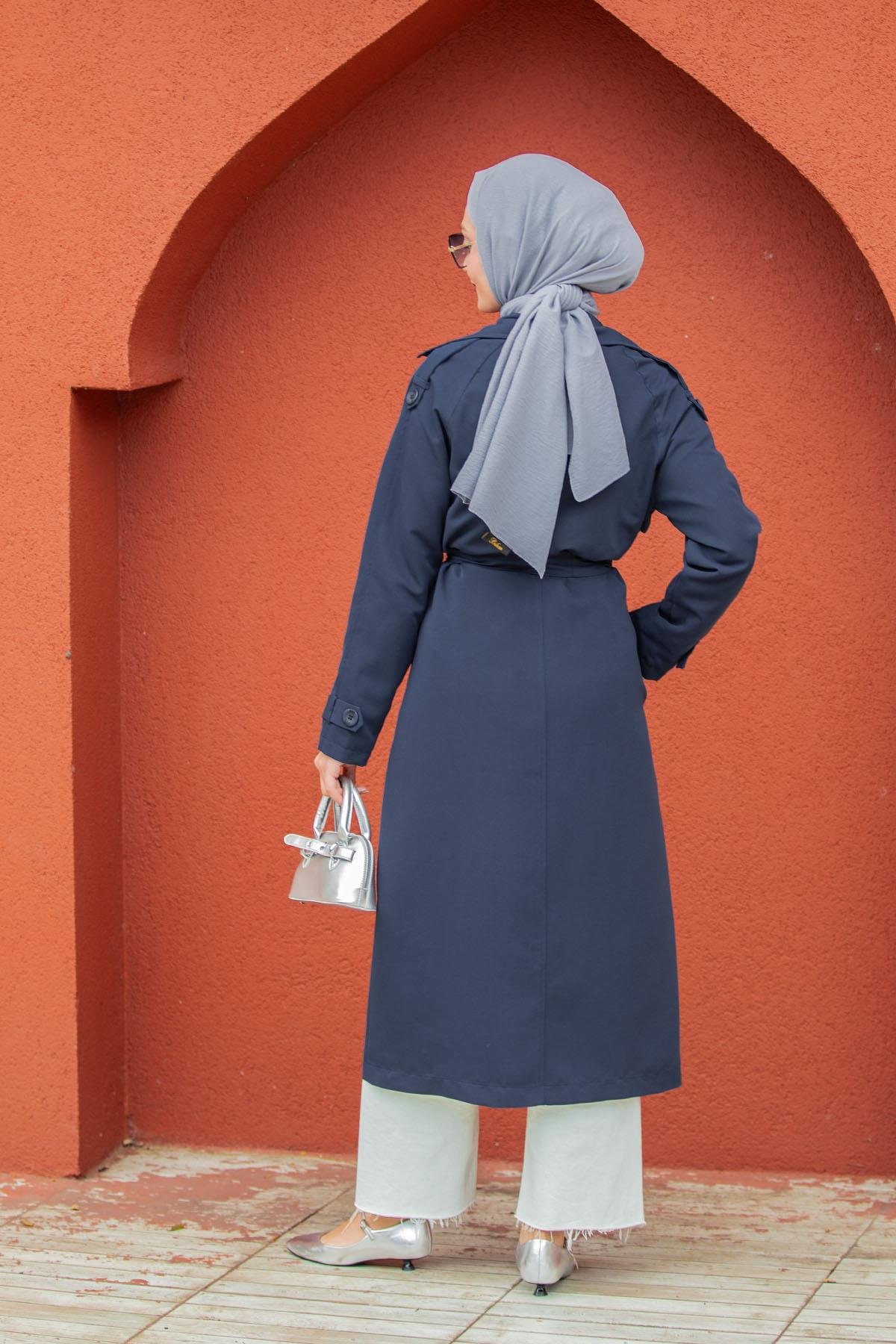 Rodi Uzun Astarlı Trençkot-Laci